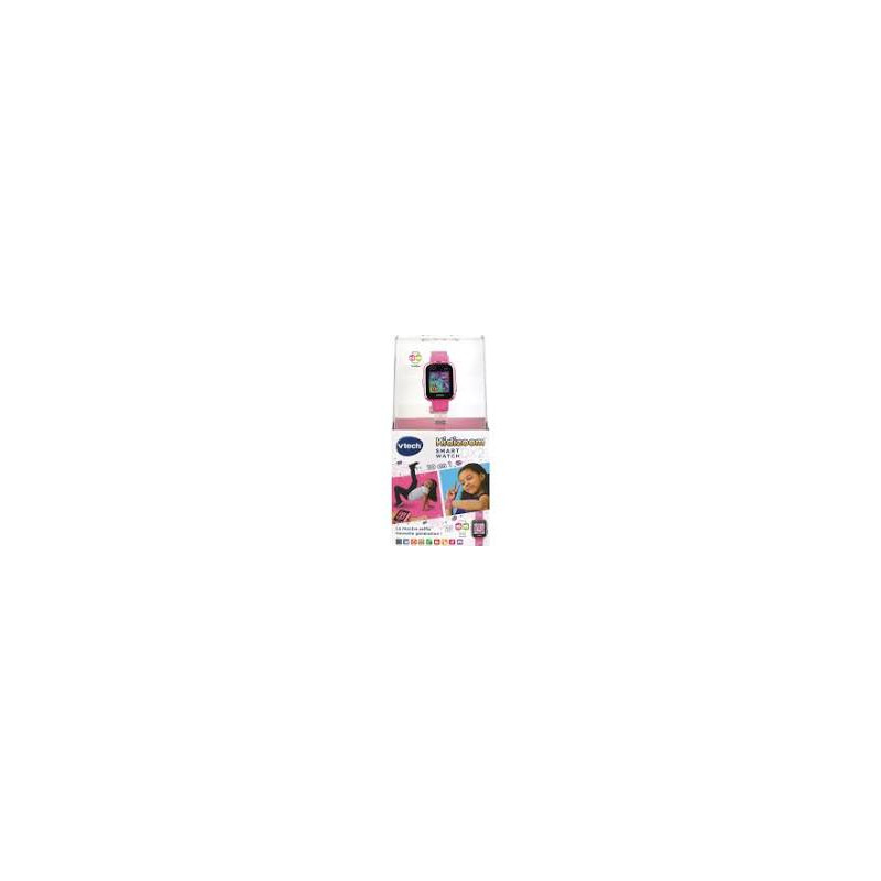 VTech - KidiZoom SmartWatch DX2 Rose -  Montre Digitale Enfant -  Photo - Selfie - Vidéo - Écran Tactile Vertical.