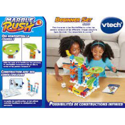VTech - Marble Rush - Circuit à Billes Beginner Set S200 - Jeu de Construction - 47 Pièces - 5 Billes.