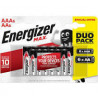 Piles Energizer Max -  BP12 - 6AA & 6AAA.