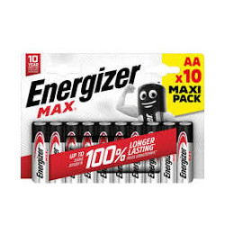 Piles Energizer Max -  BP12 - 6AA & 6AAA.