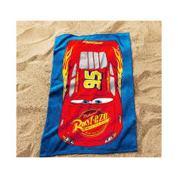 CTI - Drap de Plage - Bleu - Disney Pixar Cars 6 70x120 cm.