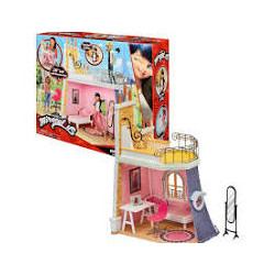 Miraculous - La chambre de Marinette - BANDAI - Univers de jeu compatible avec les poupées Miraculous 26 cm.