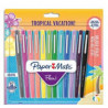 Paper Mate Flair Stylos - feutres de Coloriage - pointe moyenne (0.7 mm) - Couleurs Tropical - Lot de 12.