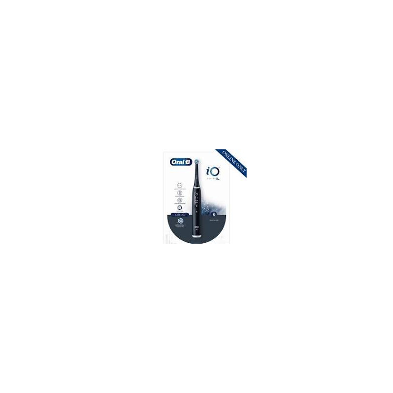 Oral-B iO 6N - Brosse À Dents Électrique Noire Connectée Bluetooth - 2 Brossettes -1 Étui De Voyage.