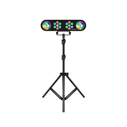 Pack jeux de lumières LyteQuest RAINBOW - Portique - PAR LED - Mode Audio - Auto - Télécommande - SON .