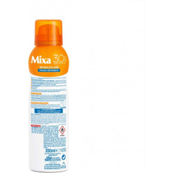 Mixa Solaire Peau Sensible - Brume Solaire Peau Sensible - Protection Renforcée SPF 30 - 200 ml.