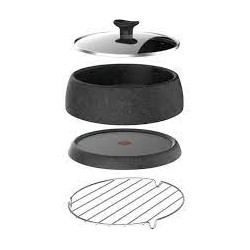 Tefal Cheese.N.Co - Appareil à raclette multifonction - Raclette - Fondue - Tartiflette - Crêpe - Plancha -Boîte à fromage.