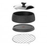 Tefal Cheese.N.Co - Appareil à raclette multifonction - Raclette - Fondue - Tartiflette - Crêpe - Plancha -Boîte à fromage.