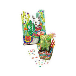 Ravensburger - Mini coffret Mosaïque - Thème Cactus et Lama - Loisir créatif - Kit d'activités enfants.