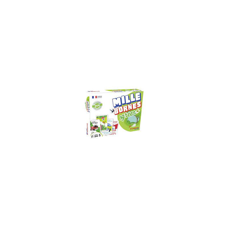 Dujardin – Mille Bornes Green – Jeu de société – Jeu de cartes – 2 joueurs à 8 joueurs –