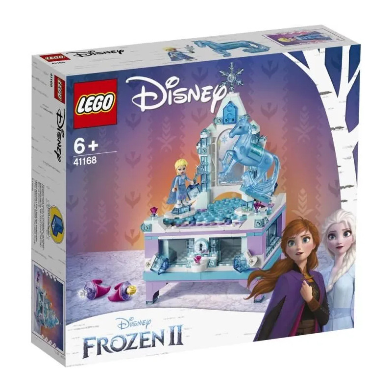 LEGO 41168 -  Disney La Boîte à Bijoux d'Elsa - avec Mini-poupée Princesse Elsa et Figurine Nokk -  Jouet Reine des Neiges.