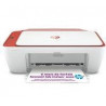 HP - Imprimante DeskJet 2723e - Blanc et Rouge.