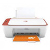 HP - Imprimante DeskJet 2723e - Blanc et Rouge.