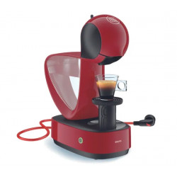 KRUPS Cafetière à Dosette 15 Bars 1500w Rouge Et Noir - YY3877FD