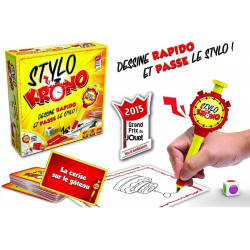 Stylo Krono - Jeu d'ambiance - Jeu Rigolo - A partir de 8 ans- Jeu de société - Jeu de dessin.