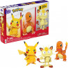 MEGA Pokémon Jeu de construction avec 529 pièces et 3 personnages articulés.