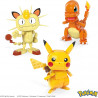 MEGA Pokémon Jeu de construction avec 529 pièces et 3 personnages articulés.