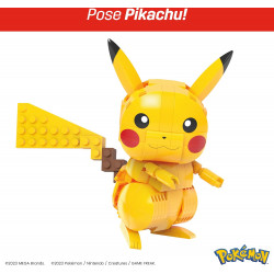 MEGA Pokémon Jeu de construction avec 529 pièces et 3 personnages articulés.