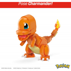 MEGA Pokémon Jeu de construction avec 529 pièces et 3 personnages articulés.