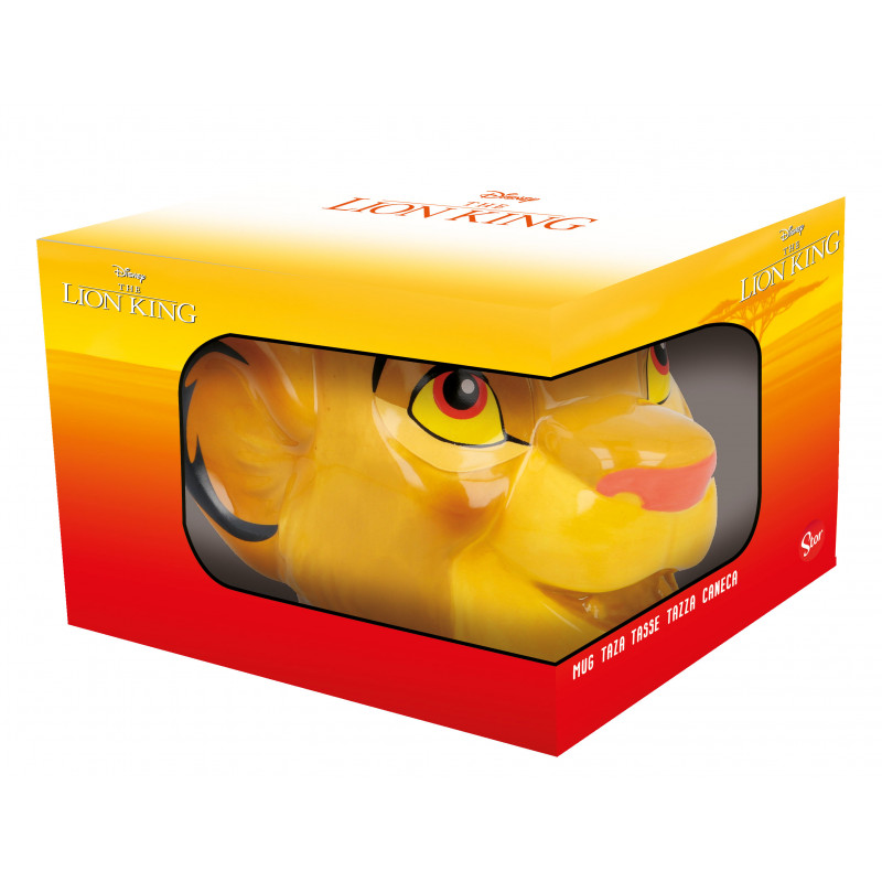 Disney - Mug 3D - Mug Le Roi Lion - Tasse de thé - Tasse à café - céramique