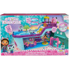 Gabby et la Maison Magique - Gabby Dollhouse - Bateau De Croisière Gabby - 2 Figurines Gabby Chat 16 Accessoires.