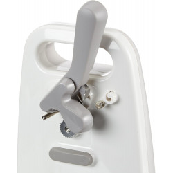 Moulinex  Ouvre-Boîte Électrique Ouverture Facile Boîtes de Conserves Molette Aimantée 50W Blanc