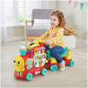 VTech - Maxiloco, Mon Trotti Train 7 en 1, Trotteur Pousseur Bébé, Porteur Évolutif.