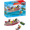 Playmobil 71464 Bateau de Pompier et Scooter des Mers.