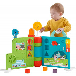 Fisher-Price Mon Grand Livre D’activités Évolutif - Livre Musical Bébé 6 Mois à 3 ans - Jouets D'activité et de Développement