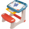 Smoby - Pupitre Magique - Bureau pour Enfant - Feutre Effaçable - 3 Rangements + Tiroir à Glissières