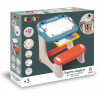 Smoby - Pupitre Magique - Bureau pour Enfant - Feutre Effaçable - 3 Rangements + Tiroir à Glissières