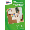 AVERY - Pochette de 60 étiquettes Déménagement Permettant d'identifier les Cartons