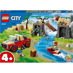 LEGO 60301 City Wildlife Le Tout-Terrain de Sauvetage des Animaux Sauvages