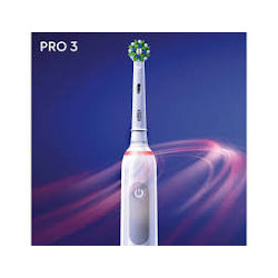Brosse À Dent Électrique Blanche Pro 3 3000 Sensitive clean Oral-B