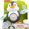 Fisher-Price Jouet Parlant Linkimals Valentin le Pingouin - Robot d'éveil Interactif pour Enfant Fille et Garçon.