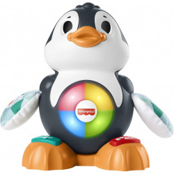 Fisher-Price Jouet Parlant Linkimals Valentin le Pingouin - Robot d'éveil Interactif pour Enfant Fille et Garçon.