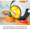 Fisher-Price Jouet Parlant Linkimals Valentin le Pingouin - Robot d'éveil Interactif pour Enfant Fille et Garçon.