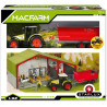 STARLUX – Coffret Ferme La laiterie - avec Tracteur Claas Celtis 446 - Remorque Citerne et Accessoires.