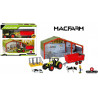 STARLUX – Coffret Ferme La laiterie - avec Tracteur Claas Celtis 446 - Remorque Citerne et Accessoires.