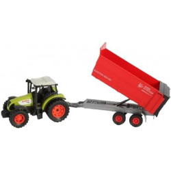 STARLUX – Coffret Ferme La laiterie - avec Tracteur Claas Celtis 446 - Remorque Citerne et Accessoires.