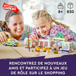 LEGO Friends 41729 L’Épicerie Biologique - Jouet Supermarché pour Filles et Garçons Dès 8 Ans.