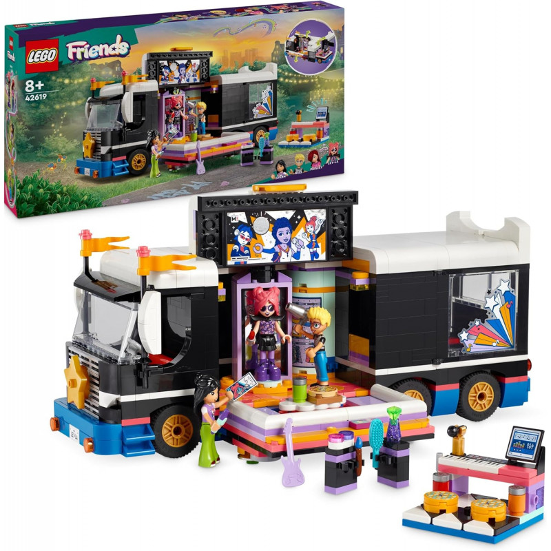 LEGO Friends Le Tourbus de la Star de la Pop 42619.