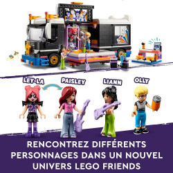 LEGO Friends Le Tourbus de la Star de la Pop 42619.
