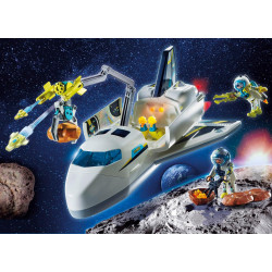 Playmobil 71368 Navette Spatiale - Comprend Deux Personnages - Une Navette Spatiale avec Effets Lumineux et grappin.