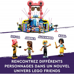 LEGO Friends Le Spectacle Musical de Heartlake City-42616- Jouet Musical pour Enfants avec 4 Figurines.