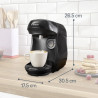 Bosch Machine à Café TASSIMO HAPPY - TAS1002N - plus de 40 boissons chaudes.