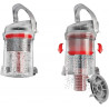 Hoover H-Power HP710PAR Aspirateur traineau sans Sac - cyclonique - Vidage Facile