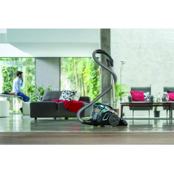 Hoover H-Power HP710PAR Aspirateur traineau sans Sac - cyclonique - Vidage Facile