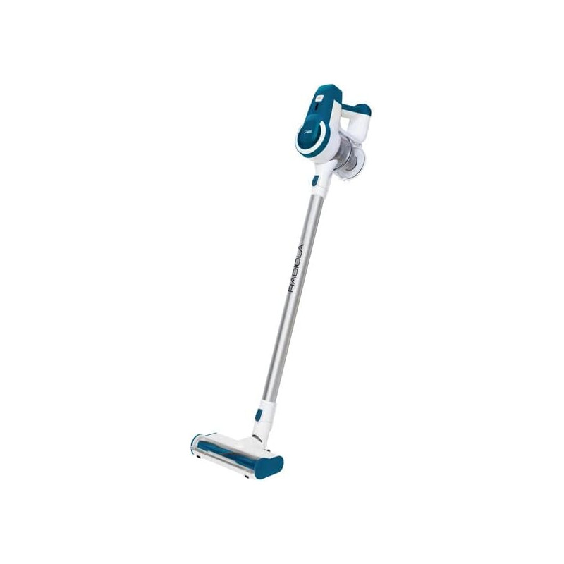 Radiola Aspirateur Balai sans Fil Blanc Bleu.