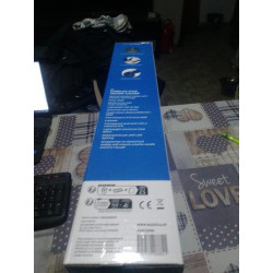 Radiola Aspirateur Balai sans Fil Blanc Bleu.
